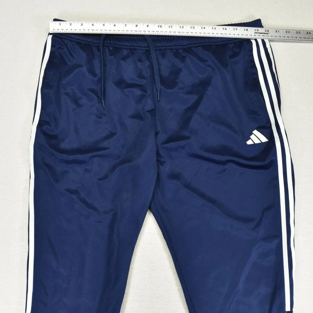 Adidas Mens Tiro League Pants Tapered Zip Bottom Team Navy Blue 2XL Soccer Pant